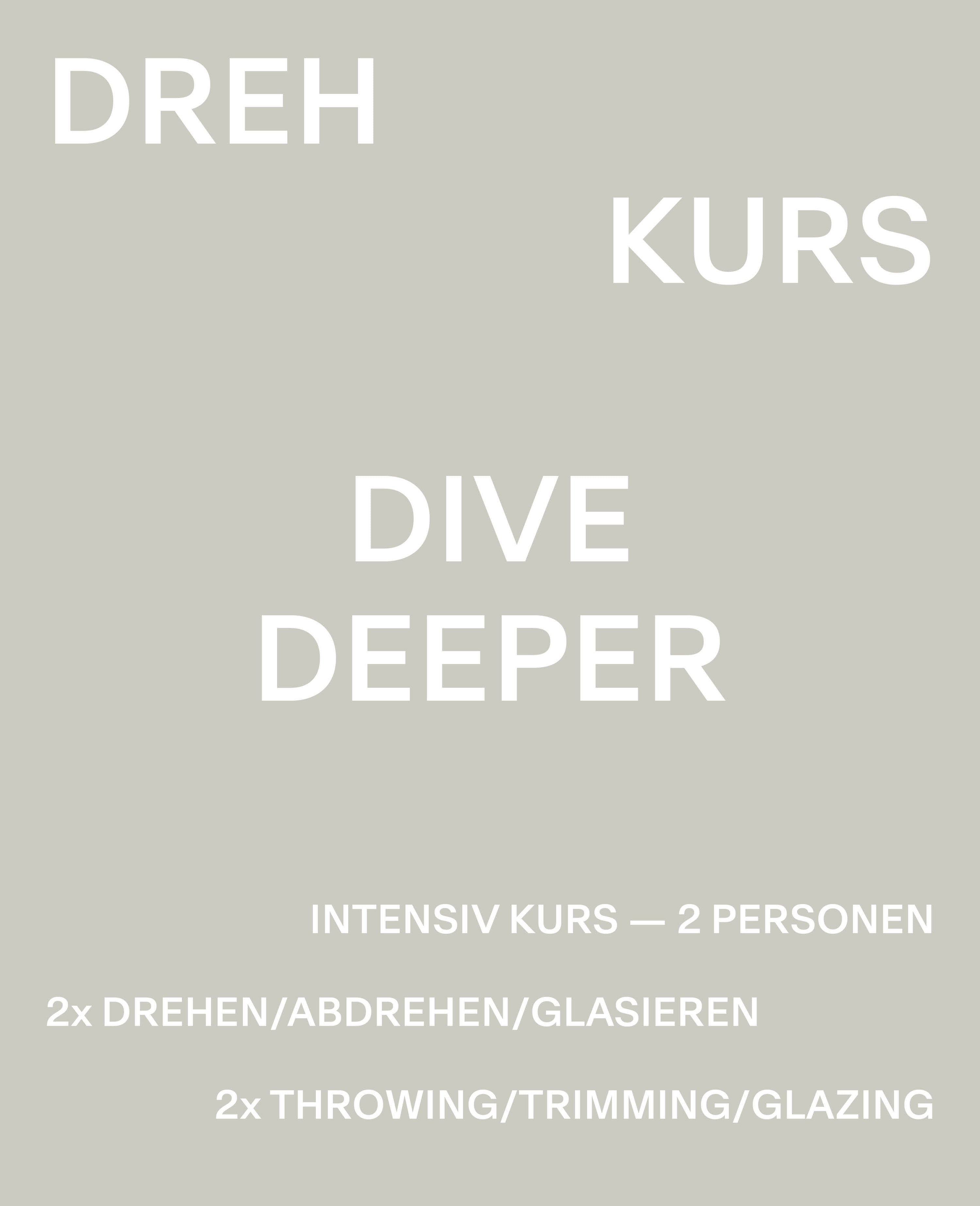 DREHKURS DIVE DEEPER