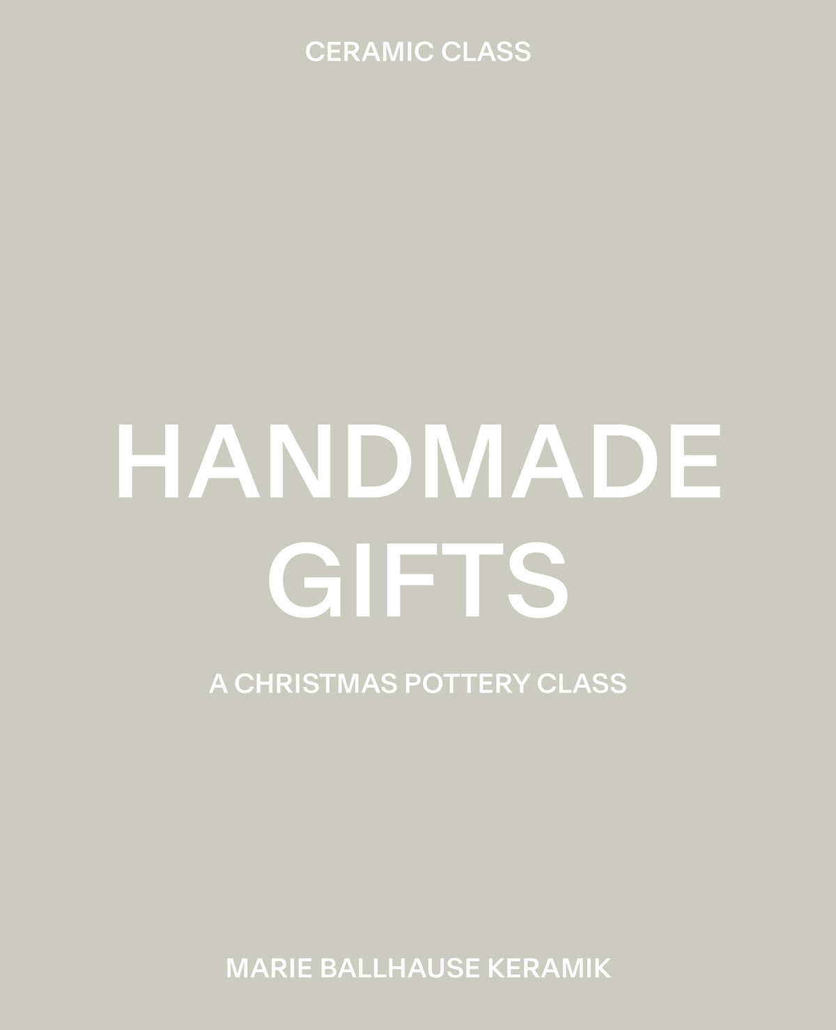 HANDMADE GIFTS