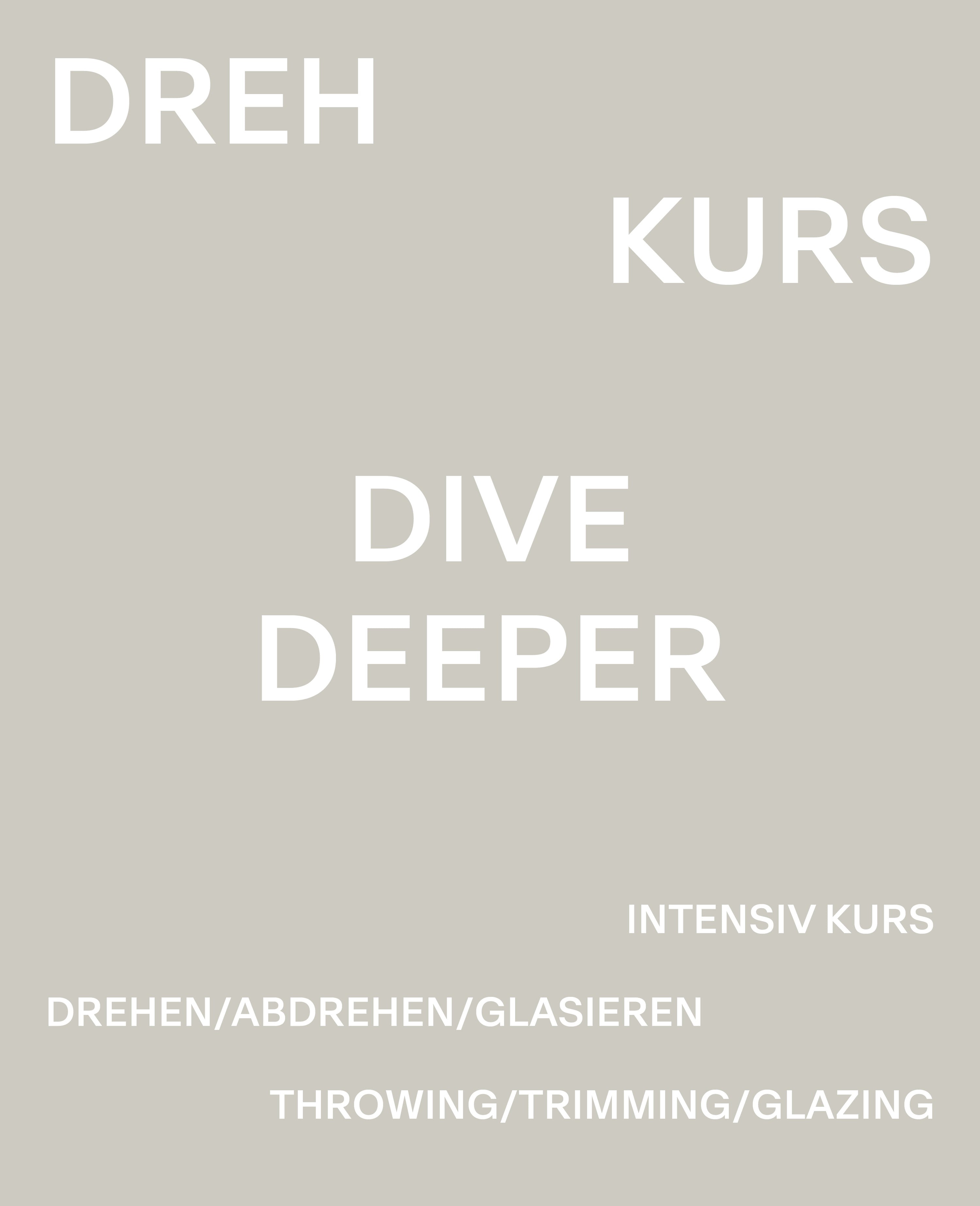 DREHKURS DIVE DEEPER